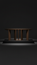 Espresso Walnut Console Table