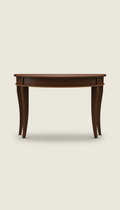 Amberwood curved console table